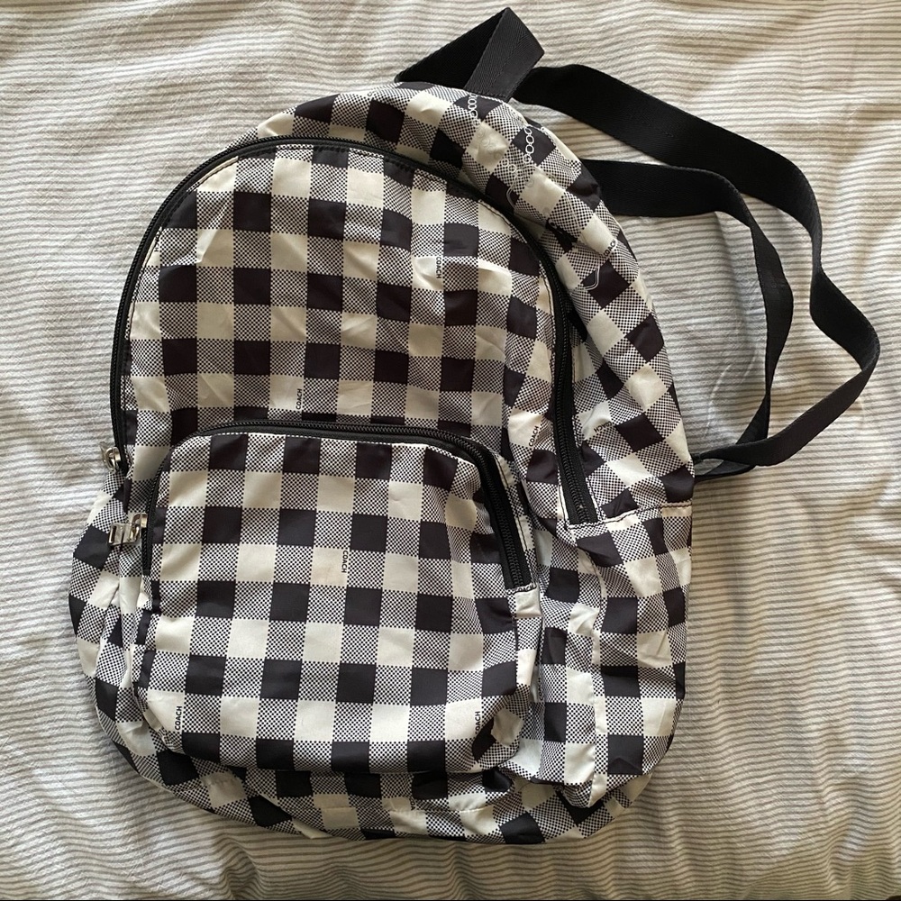 Coach Gingham Backpack